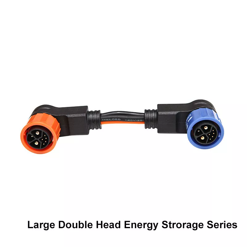 2 + 1 + 5Pin Double Kepala Konektor Storage Energy